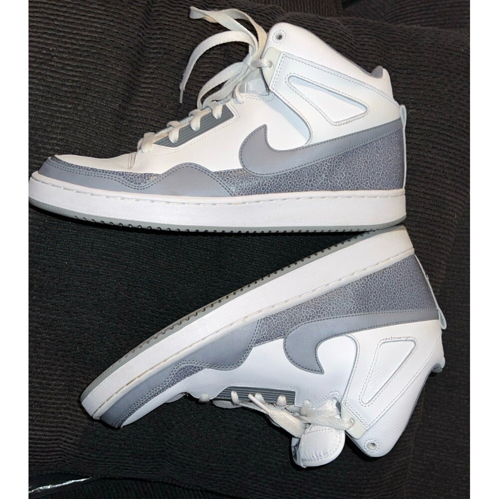 Nike Alphaballer Mid Bulls Sneakers Mens Size 10 Grey, White 487858-102